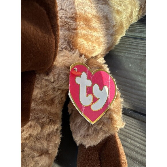 TY Classic Plush Moose MORTIMER Laying 15"L Brown Floppy Toy Vintage 1995 P12 - Picture 4 of 8